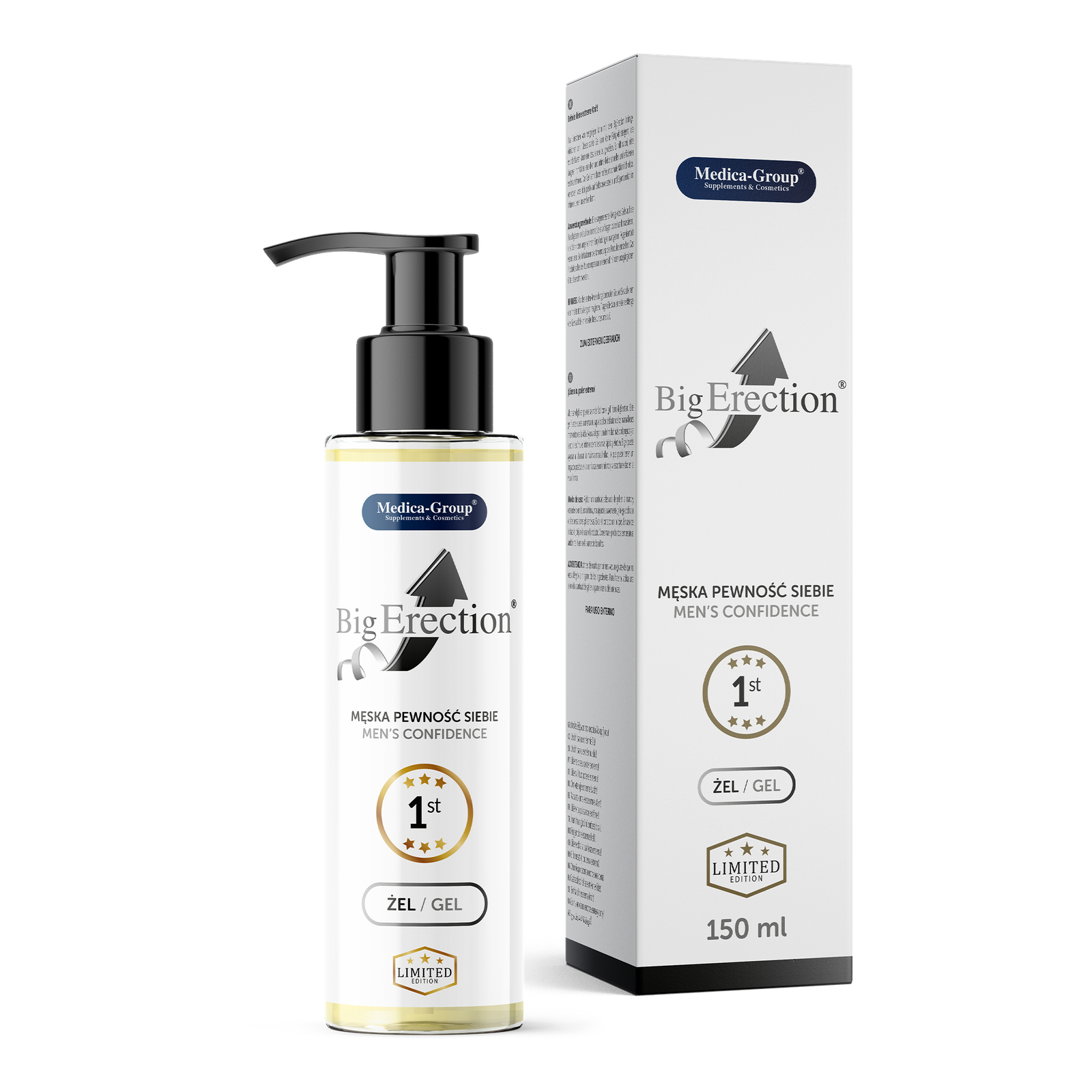 MEDICA GROUP Big Erection Gel 150ml tube and box