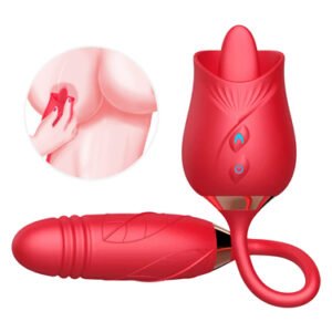 Rose Dual-Use Vibrator (red colour)