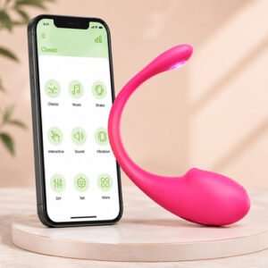 App-Controlled Wearable Vibrator (Rosy colour)