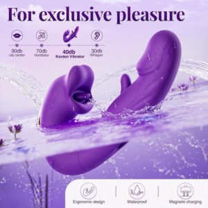 A RED LIP Koxten Vibrator (Purple)