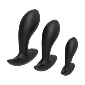 Black silicone plug set product view 1